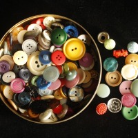 a tin of buttons
